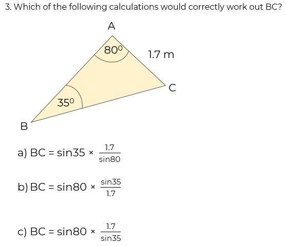 use-the-sine-rule-to-find-a-missing-length